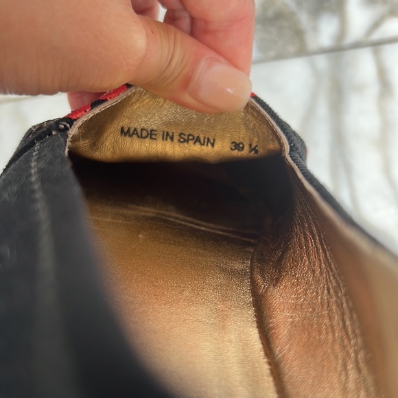 Prada espadrilles with logo hand-stitched, Prada logo flats shoes women 9 1/2 - Picture 4 of 7